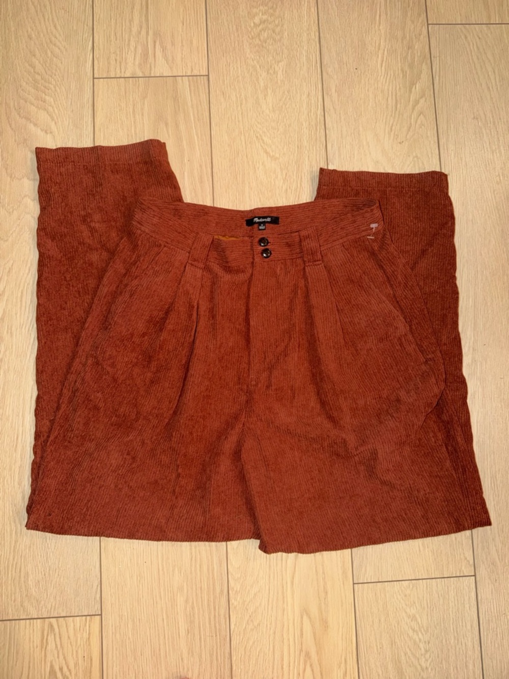 Madewell Redwood High-Rise Corduroy Pants - Picture 3 of 6
